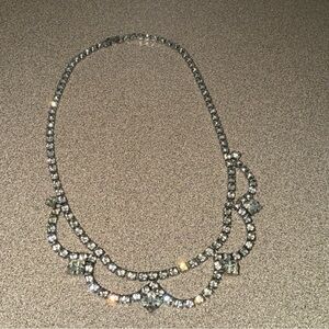 Vintage Rhinestone Necklace 1950s